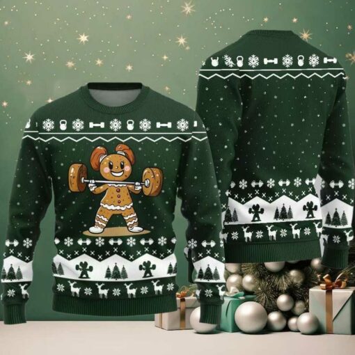 2025 Christmas Funny Gym Ugly Christmas Sweater