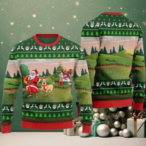 2025 Christmas Happy Christmas Farm Ugly Christmas Sweater