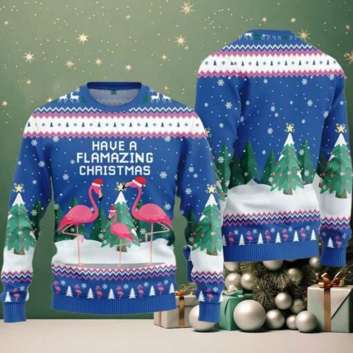 2025 Christmas Have A Flamazing Christmas Ugly Christmas Sweater