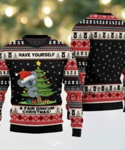 2025 Christmas Have Yourself A Fair Dinkum Christmas Ugly Sweater