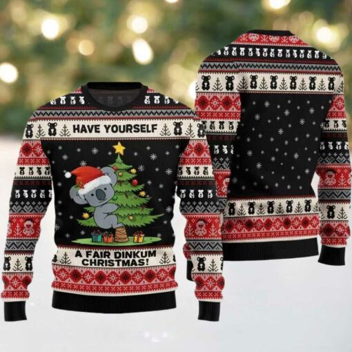 2025 Christmas Have Yourself A Fair Dinkum Christmas Ugly Sweater