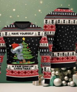 2025 Christmas Have Yourself A Fair Dinkum Christmas Ugly Sweater