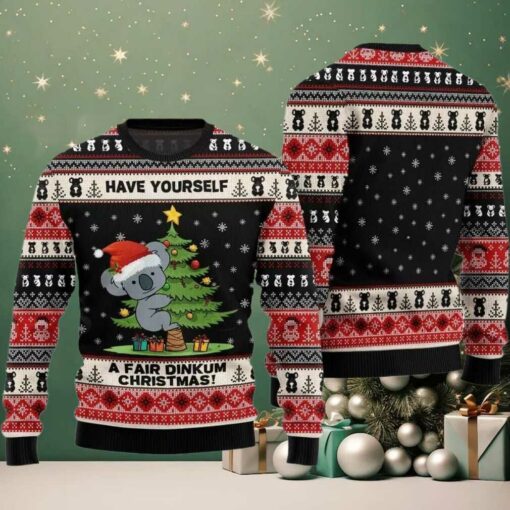 2025 Christmas Have Yourself A Fair Dinkum Christmas Ugly Sweater