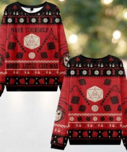 2025 Christmas Have Yourself a Merry Little Crit mas Ugly Christmas Sweater