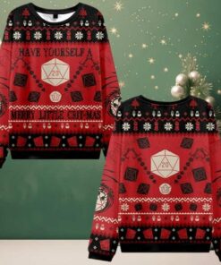 2025 Christmas Have Yourself a Merry Little Crit mas Ugly Christmas Sweater