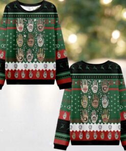 2025 Christmas Helping Hands Ugly Christmas Sweater
