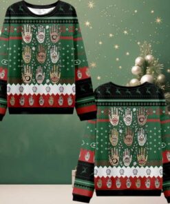 2025 Christmas Helping Hands Ugly Christmas Sweater