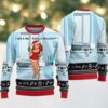 2025 Christmas Naughty Santa 12 Inch Surprise Ugly Christmas Sweater