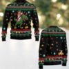2025 Christmas Jingle And Flamingke Ugly Christmas Sweater