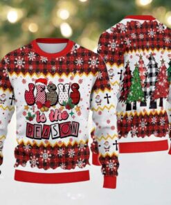 2025 Christmas Jesus Is The Reason Ugly Sweatshirt