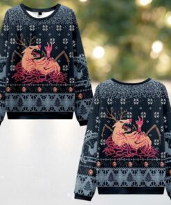 2025 Christmas Man is The Warmest Place to Hide Ugly Christmas Sweater