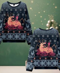 2025 Christmas Man is The Warmest Place to Hide Ugly Christmas Sweater