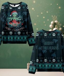 2025 Christmas Merry Cthulhumas Ugly Christmas Sweater