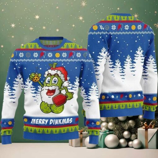 2025 Christmas Merry Dinkmas Pickleball Ugly Christmas Sweater