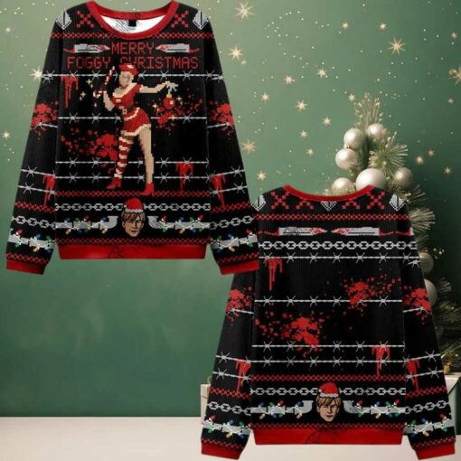 2025 Christmas Merry Foggy Christmas Ugly Sweater