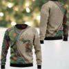 2025 Christmas Man Warrior Of God A Child Of God A Man Of Faith Christmas Ugly Sweatshirt