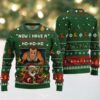 2025 Christmas Dachshund Ugly Lovely Giraffe Sweater