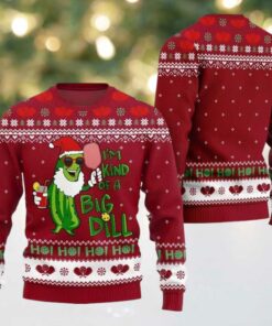 2025 Christmas Pickleball Im Kind Of A Big Dill Ugly Christmas Sweater