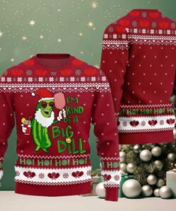 2025 Christmas Pickleball Im Kind Of A Big Dill Ugly Christmas Sweater