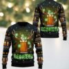 2025 Christmas Santa Merry Vibes Ho Ho Ho Ugly Christmas Sweater