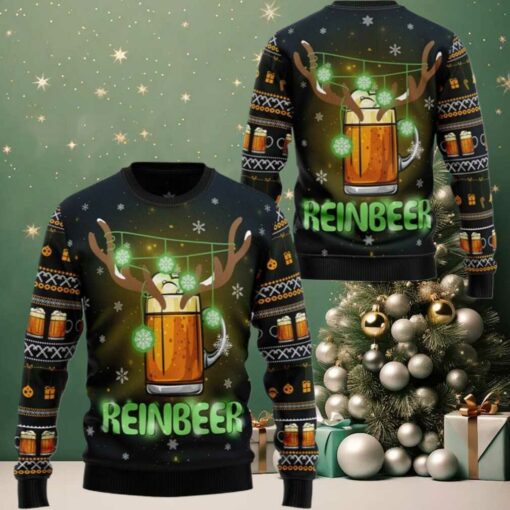 2025 Christmas Reinbeer Awesome Ugly Christmas Sweater