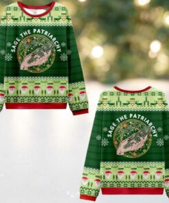 2025 Christmas Sage The Patriarchy Ugly Christmas Sweater