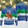 2025 Christmas Santa Merry Vibes Ho Ho Ho Ugly Christmas Sweater