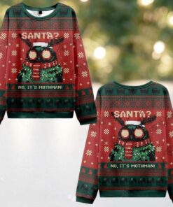 2025 Christmas Santa No It’s Mothman Ugly Christmas Sweater