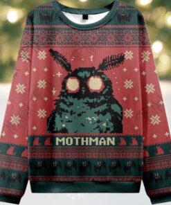 2025 Mothman Ugly Christmas Sweater