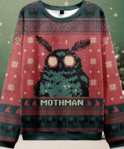 2025 Mothman Ugly Christmas Sweater