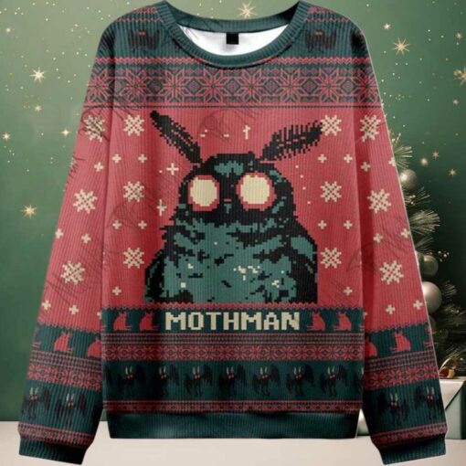 2025 Mothman Ugly Christmas Sweater