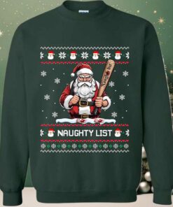 2025 Naughty List Santa Ugly Christmas Sweater