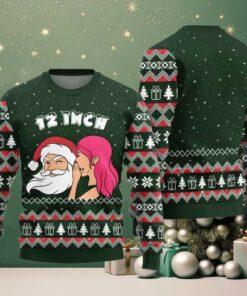 2025 Naughty Santa 12 Inch Surprise Ugly Christmas Sweater