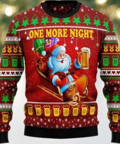 2025 One More Night Ugly Christmas Sweater