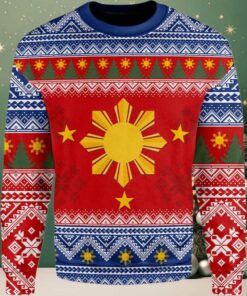 2025 Philippines Filipinos Christmas Ugly Sweater