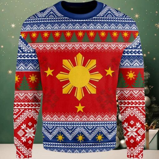 2025 Philippines Filipinos Christmas Ugly Sweater
