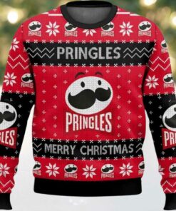 2025 Pringles Snack Brand Ugly Christmas Sweater