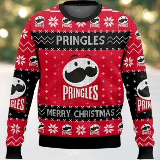 2025 Pringles Snack Brand Ugly Christmas Sweater