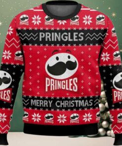 2025 Pringles Snack Brand Ugly Christmas Sweater