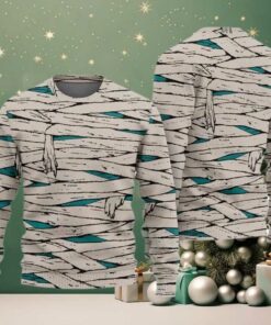 2025 Scary Mummy Halloween Costume Ugly Sweater