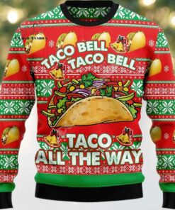 2025 Taco Bell Ugly Christmas Sweater