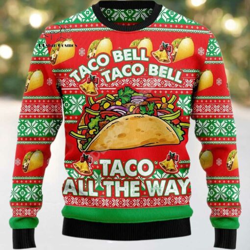2025 Taco Bell Ugly Christmas Sweater