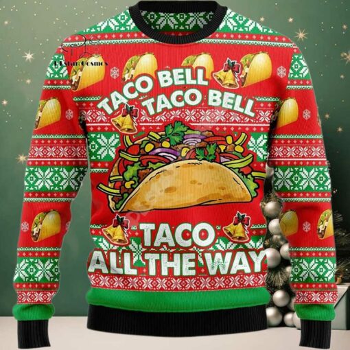 2025 Taco Bell Ugly Christmas Sweater