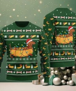 2025 Taco Dachshund Ugly Christmas Sweater