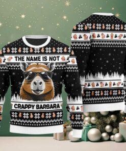2025 The Name Is Not Capybara Ugly Christmas Sweater