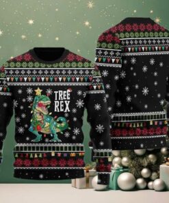 2025 Tree Rex Ugly Christmas Sweater