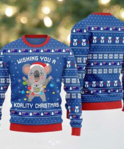 2025 Wishing You a Koality Christmas Australia Ugly Christmas Sweater