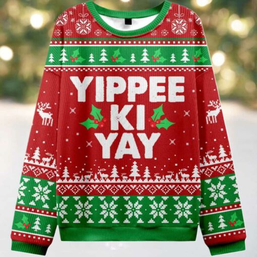 2025 Yippee Ki Yay Ugly Christmas Sweater