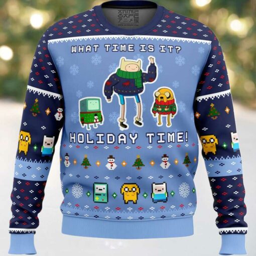 Adventure Time Christmas Time Ugly Christmas Sweater