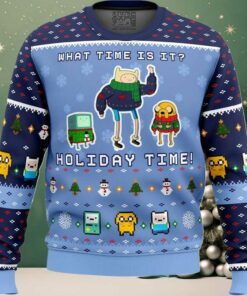 Adventure Time Christmas Time Ugly Christmas Sweater